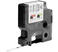 DYMO Poliestere Permanente IND Dymo 1805442 6mm Black on White Tape
