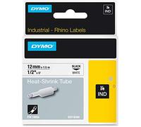 Dymo Rhino 18055, S0718300, 12mm x 1,5m testo nera / sfondo bianco, nastro originale