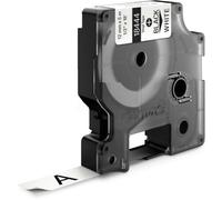 Dymo 18444 S0718600 Nastro Vinile Nero Su Bianco 12Mm X 5.5M Per ILP 21