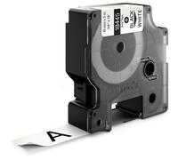 DYMO IND 18445 - Nastro in vinile DYMO IND, 19 mm, nero/bianco