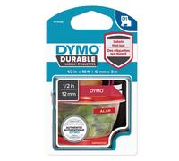 DYMO - 1978366 - Nastro D1 Durable 1978366 - 12 mm x 3 mt - vinile - bianco-rosso - Dymo - 80349 - Conf. da 1 Pz. - 1978366