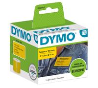 DYMO - 2133400 - Rotolo 220 etichette LW 2133400 - 54 x 101 mm - carta - spedizione-badge - giallo - Dymo - 91243 - Conf. da 1 Pz. - 2133400