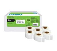 DYMO - 2177564 - Rotolo 140 etichette LW 2177564 - 25 x 54 mm - carta - removibile - bianco - Dymo - value pack 6 pezzi - 99557 - Conf. da 1 Pz. - 2177564