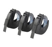 DYMO 3D Nastro in rilievo per scrivere Kit da 3 Colore Nastro: Nero Colore
