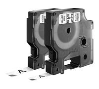 DYMO 40913, 45013 Cassetta nastro Kit da 2 Colore Nastro: Bianco Colore