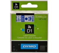 DYMO D1 etichette originali | Rotolo da 12 mm x 7 m | stampa blu su bianco | etichette autoadesive per etichettatrice LabelManager | 1 Pezzo