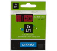 Nastro Dymo 45017 (S0720570) - Nero su rosso (12 mm)