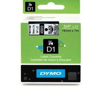 DYMO D1 etichette originali | 19 mm x 7 mm | stampa nera su trasparente | etichette autoadesive per etichettatrice LabelManager | 1 Pezzo