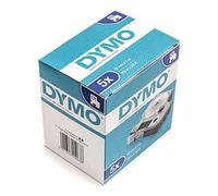 DYMO 5 x Dymo D1 45013 (S0720530) Standard Nastr1 12 mm x 7m nero su bianco