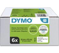 Etichetta Dymo 2093092 (6 stuks) - Nero su bianco
