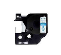 DYMO D1 45011 Etichetta generica Templazione per SDGRACK - Test blu con sfondo trasparente - lunghezza 12 mm x 7 metri - ricamb NEW