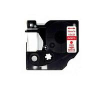 DYMO D1 45015 Etichetta generica Templazione per Sdgrack - colore rosso con fondo bianco - lunghezza 12mm x 7 metri - Sostituzi NEW