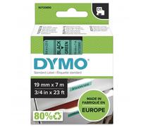 DYMO D1 etichette originali § 19 mm x 7 mm § stampa nera su verde § etichette autoadesive per etichettatrice LabelManager § 1 Pezzo (D1 Standard 19mm - 19mm x 7m - Black on green,)