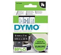 DYMO D1 etichette originali | Rotolo da 9 mm x 7 m | stampa blu su bianco | etichette autoadesive per etichettatrice LabelManager | 1 Pezzo