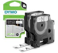 DYMO D1 etichette originali | stampa nera su bianco | 12 mm x 7 mm | etichette autoadesive per etichettatrice LabelManager | 2 pezzi