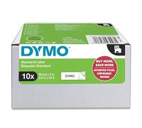 Dymo DYMO D1 BKWHI 19MMX7M 10 PK 2093098