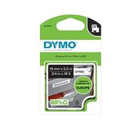 NASTRO ORIGINALE DYMO 16960 S0718070 Laminato Nero su Bianco 19mm x 5,5m