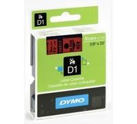 Nastro Dymo 40917 (S0720720) - Nero su rosso (9 mm)