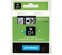 Nastro D1 537100 - 24 mm x 7 mt - nerotrasparente - Dymo