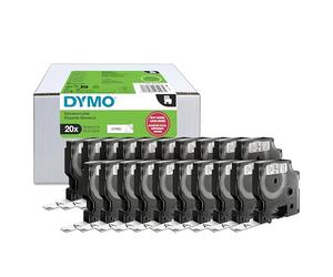 Dymo D1-Schriftband Vorteilspack 10 B?nder bk/wh 9mmx7m (2231632)