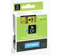 DYMO D1 - Standard Etichette - Nero su giallo - 19mm x 7m