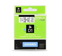 S0720930 - DYMO Nastro/Tape D1 53713 Black on White - 24mm x 7m