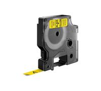 Dymo D1 Etichette Autoadesive per Stampanti LabelManager, Rotolo da 9 mm x 7 m, Stampa Nero su Giallo, 1 Pezzo S0720730