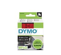 Dymo schriftband 40917 red black schwarz (s0720720)