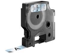 DYMO D1 - Standard Etichette - Nero su trasparente - 12mm x 7m