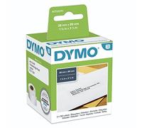 DYMO® etichetta termica etichetta per stampante di etichette per indirizzi, 89 x 28 mm, bianco, 130 pezzi