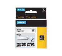 DYMO IND 18445 - Nastro in vinile DYMO IND, 19 mm, nero/bianco