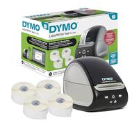 DYMO LabelWriter 550 Turbo Label Printer Bundle, etichettatrice con stampa termica, riconoscimento automatico delle etichette, include etichette per indirizzi, etichette multiuso, etichette multiuso durevoli e etichette per cartelle di file
