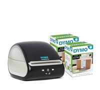 DYMO LabelWriter - Set di stampanti per etichette 5XL, stampa etichette di spedizione extra larghe (UPS, USPS), perfette per venditori di e-commerce, include 2 extra large