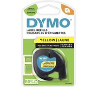 Dymo LetraTag etichette originali in plastica - rotolo da 12 mm x 4 m - stampa n