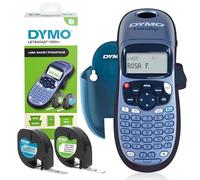 Dymo LetraTag LT-100H Starter Kit per la creazione di etichette | Macchina etichettatrice palmare | con nastro adesivo in carta e trasparente | Ideale per casa o ufficio