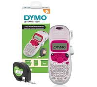 Dymo LetraTag LT-100T Etichettatrice | Macchina etichettatrice palmare | Tastiera ABC/Display LCD a 13 caratteri | Ideale per casa o ufficio | Rosa