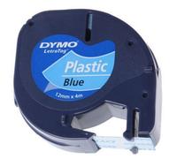 Dymo Letratag S0721650 Etichetta originale Raccontenta Box - testo nero su blu - larghezza 12mm x 4 metri (91205) NEW