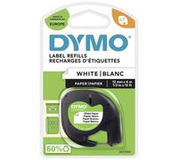 DYMO LT Cassetta nastro Colore Nastro: Bianco Colore carattere: Nero 12 mm 4 m