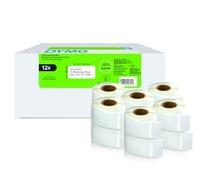 Dymo LW etichette di ritorno originali | 25 mm x 54 mm | 12 rotoli da 2177563