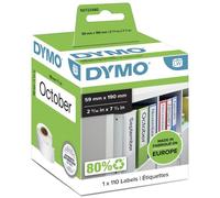 DYMO LW etichette multiuso/LAF originali § 59 mm x 190 mm § rotolo da 110 etiche