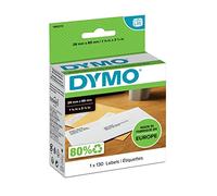 DYMO LW etichette per indirizzi | 28 mm x 89 mm | rotolo da 130 etichette facilmente staccabili | autoadesive | per etichettatrici LabelWriter | originali