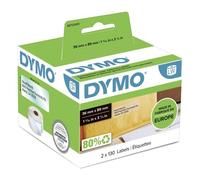 DYMO LW etichette per indirizzi grandi § 36 mm x 89 mm § 2 rotoli da 130 etichet