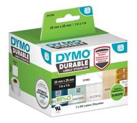 DYMO Durable Bianco Etichetta per stampante autoadesiva (LW ADRESS LABEL WHITE 25X25MM 2 - ROLLS A 850 LABELS)