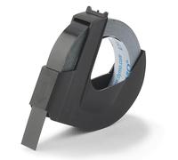 DYMO Nastro 3D Praegeband, colore nastro: nero, colore scritta: bianco, 9 mm, 3 m, 520109