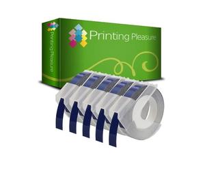 Dymo Nastro 520109 CF10NASTRI RILEVO 3 D -BIANCO/NERO