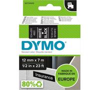 Dymo schriftband 45021 white black (s0720610)
