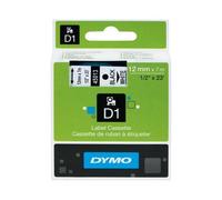 ORIGINALE DYMO Nastro Nero su trasparente S0720500 45010 12mm x 7m Standard-D1-ruolo