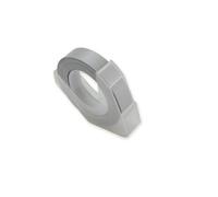 Dymo Omega, 9mm x 3m, testo bianco / sfondo argento, nastro compatibile