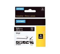 Dymo Rhino Band Vinyl white ->black Etichette/etichette 1805437