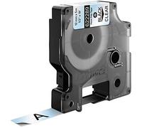DYMO Rhino Etichette in poliestere permanenti industriali | 12 mm x 5,5 m | Stampa nera su trasparente | Autoadesive | per LabelManager e Rhino Label Makers